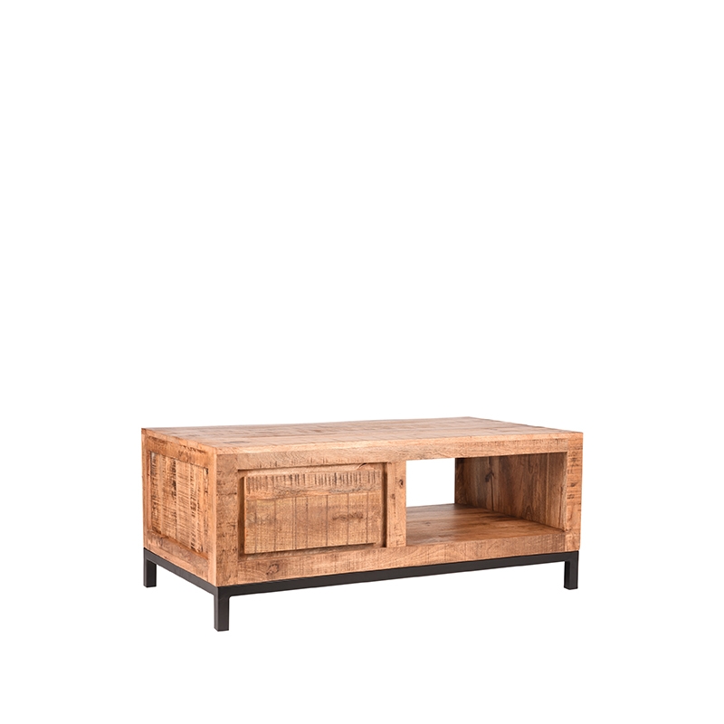 Het Steigerhouthuis LABEL51 Salontafel Ghent - Rough - Mangohout - 110x60 cm