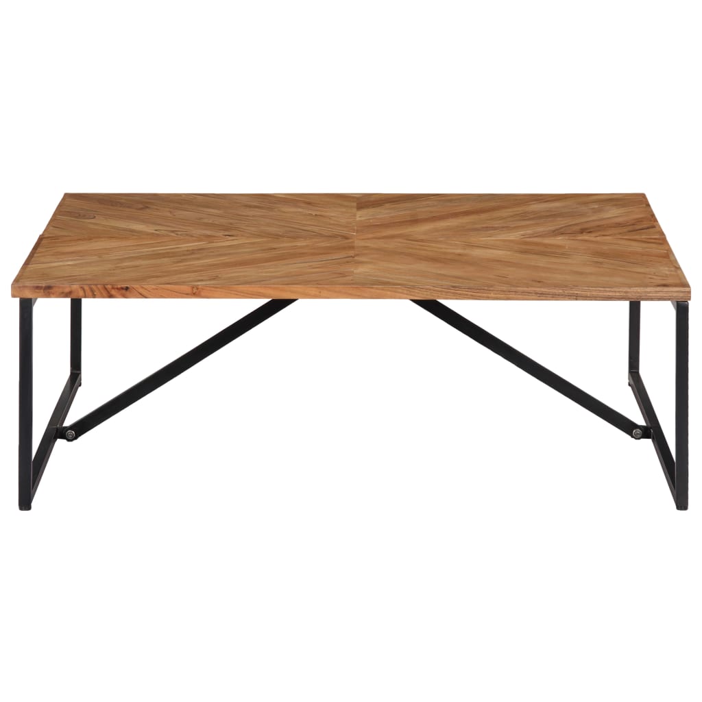 vidaXL Salontafel 110x110x36 cm massief acaciahout