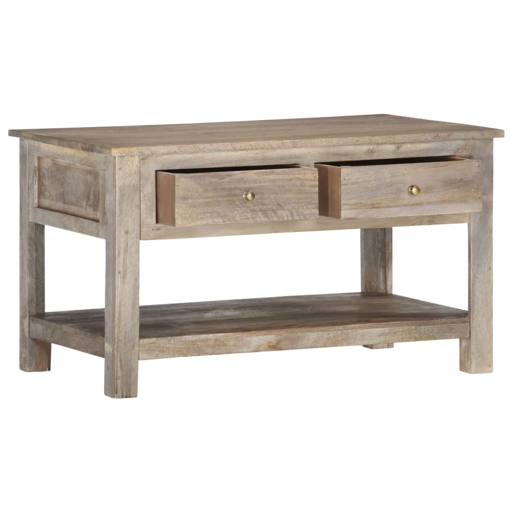 vidaXL Salontafel 82x52x47 cm massief mangohout