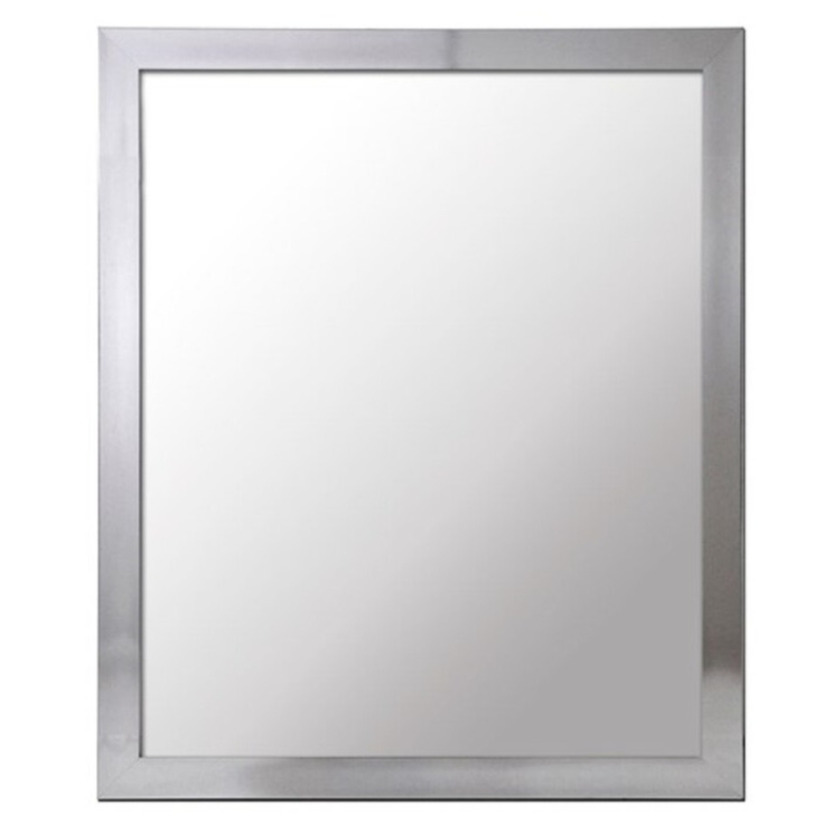 Concorde Wandspiegel Louvre - frame kleur zilver - x 50 cm - met brede lijst -