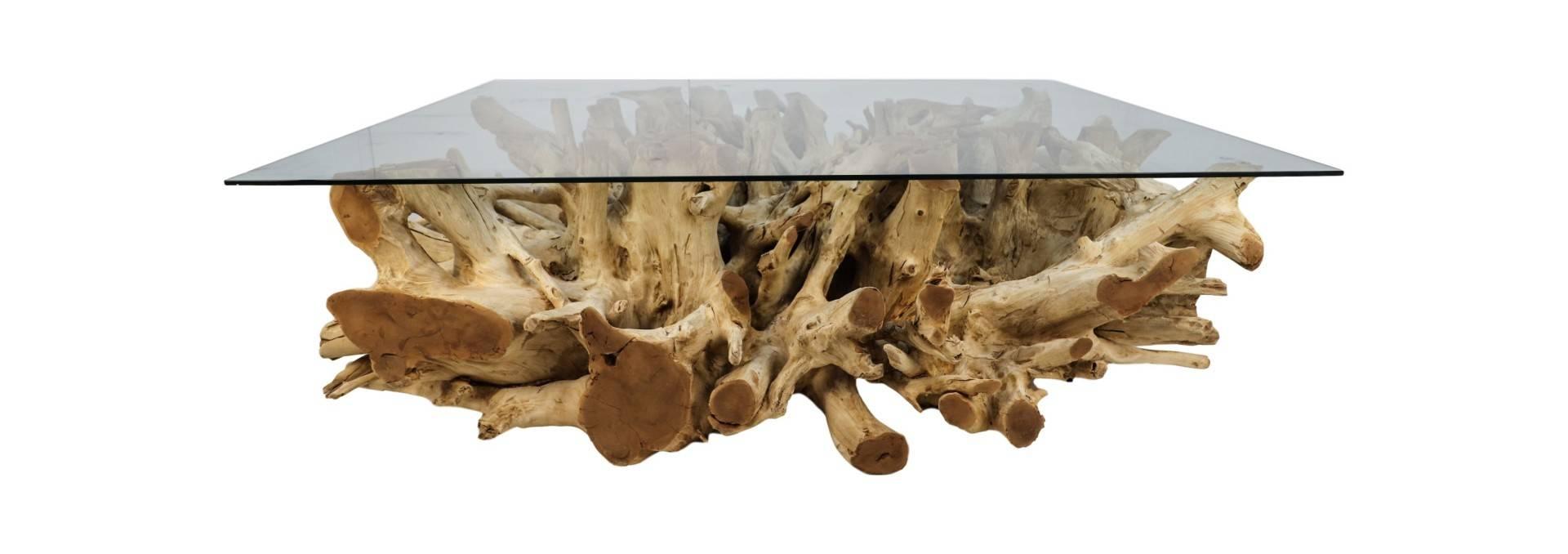 HSM Collection Salontafel Two Tone Met Glas | 