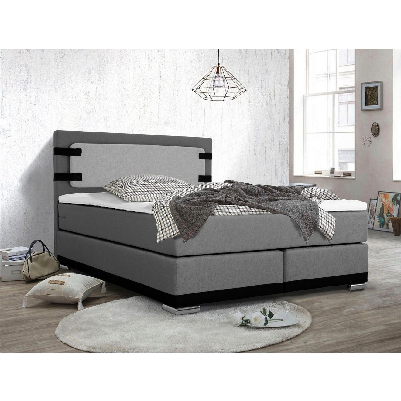 INOSIGN Boxspring Strada incl. topmatras, 3 breedten, 3 hardheid-uitvoeringen
