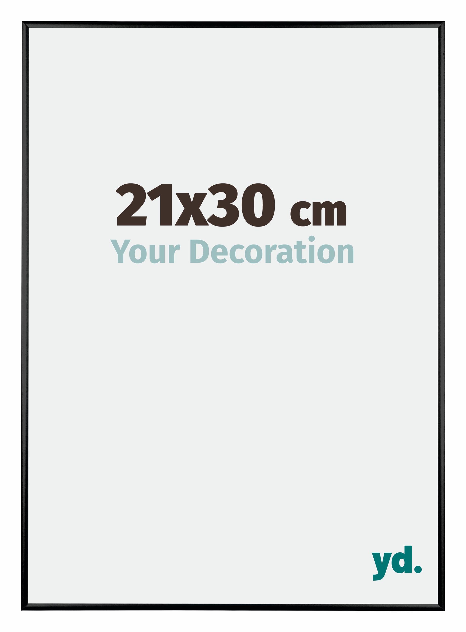 Your Decoration Fotolijst 21x30 cm - Zwart Hoogglans - Aluminium - Austin