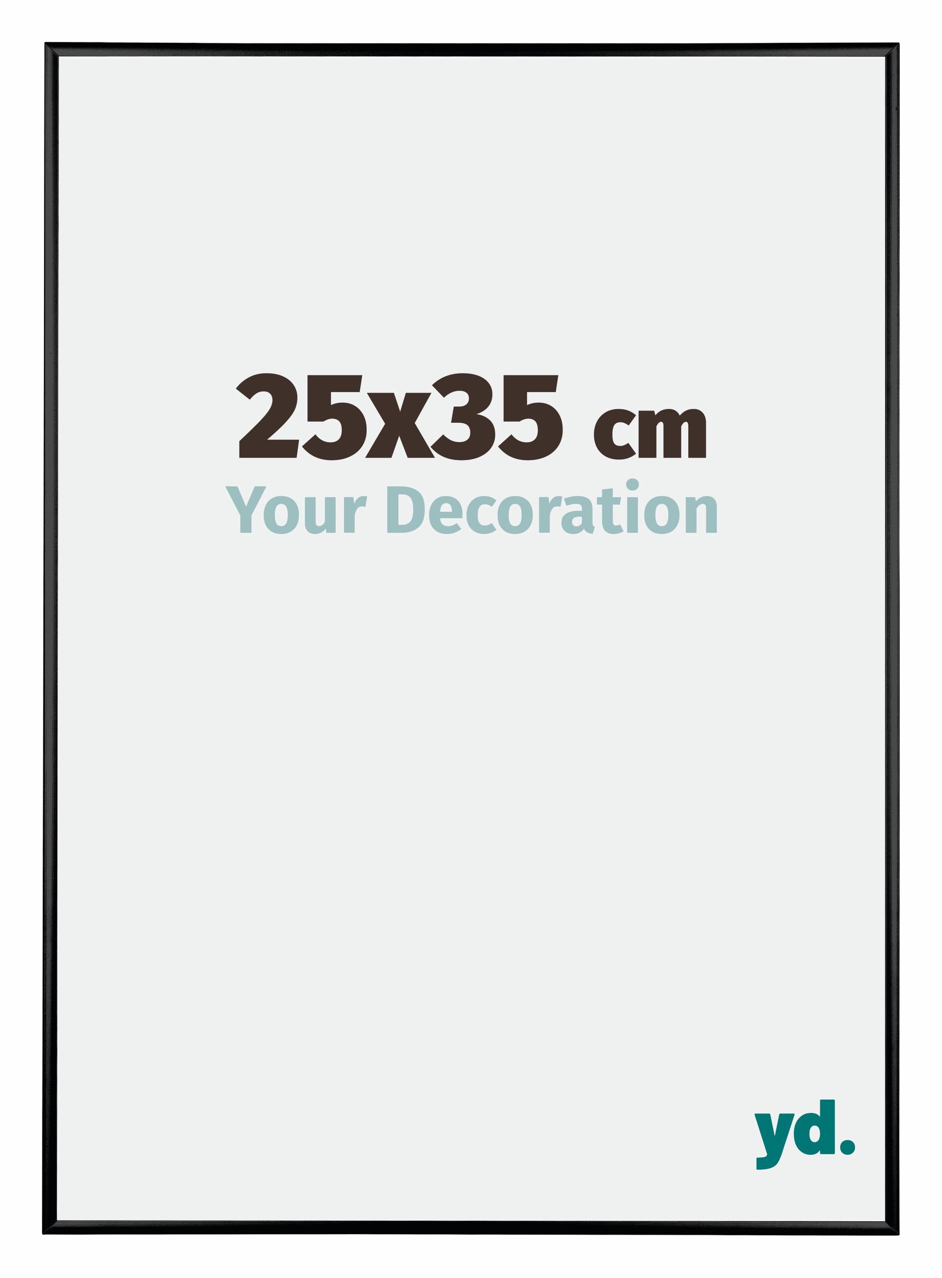 Your Decoration Fotolijst 25x35 cm - Zwart Hoogglans - Aluminium - Austin