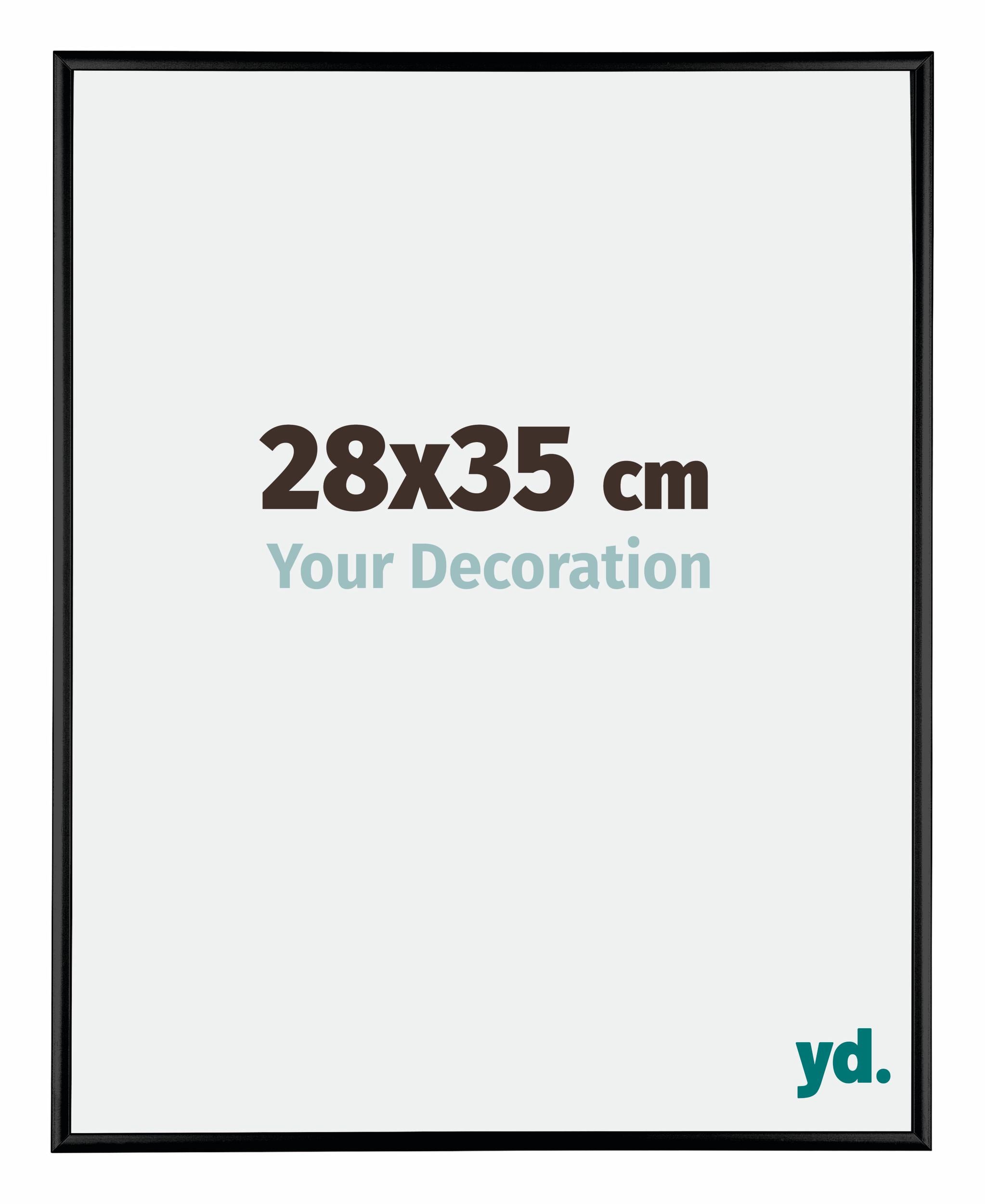 Your Decoration Fotolijst 28x35 cm - Zwart Hoogglans - Aluminium - Austin