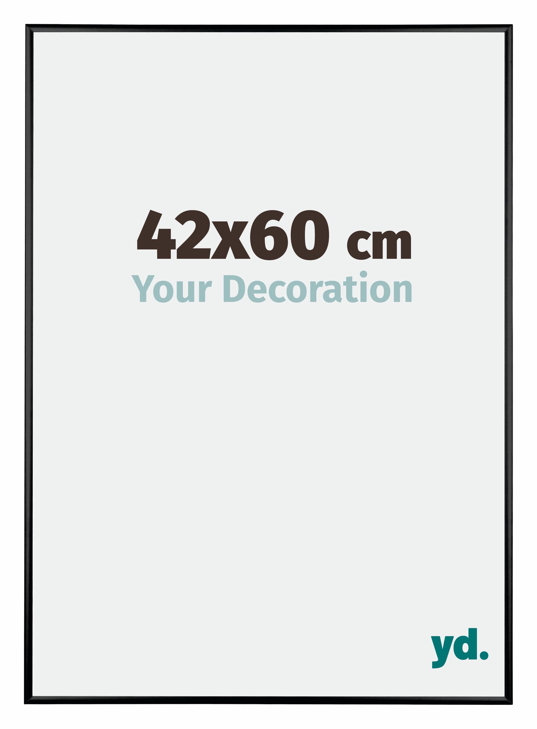 Your Decoration Fotolijst 42x60 cm - Zwart Hoogglans - Aluminium - Austin