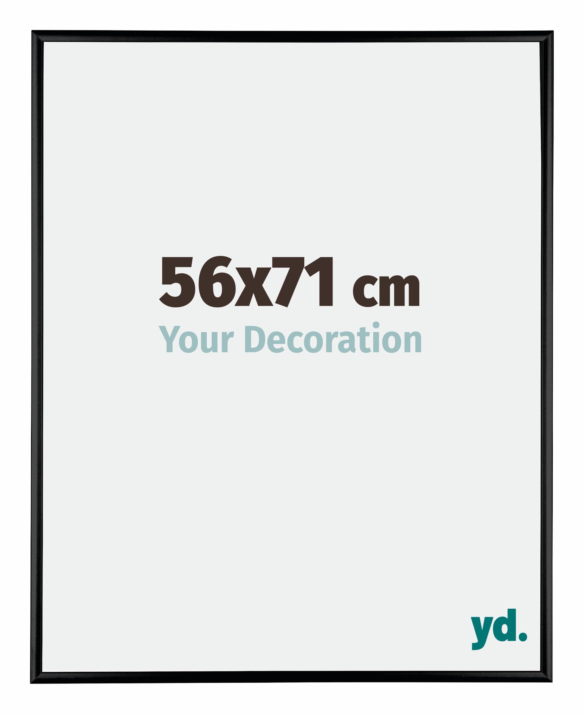 Your Decoration Fotolijst 56x71 cm - Zwart Hoogglans - Aluminium - Austin