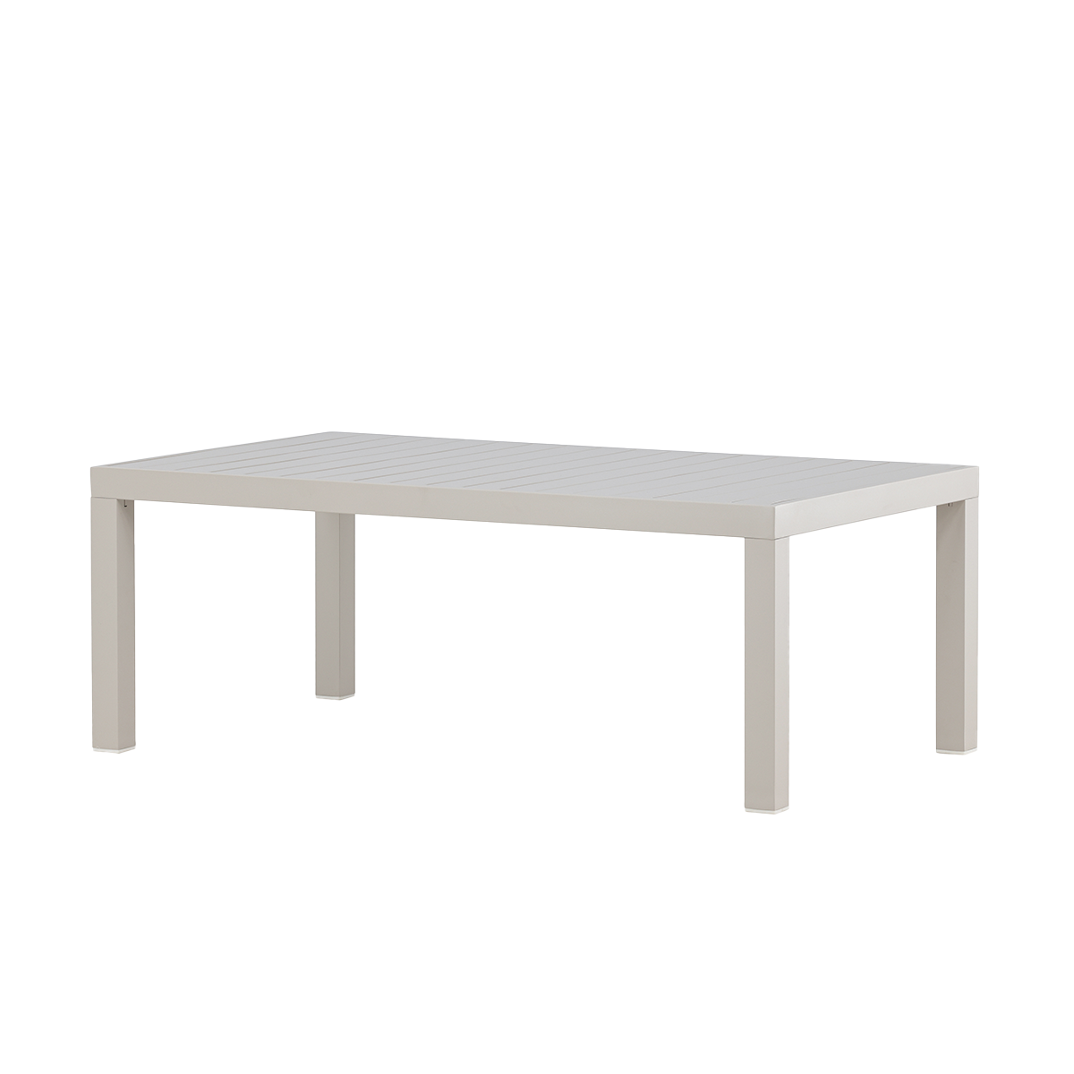 Nest outdoor Glen aluminium tuin salontafel beige - 120 x 45 cm