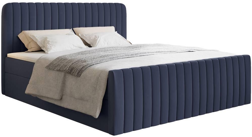 NADUVI Collection Boxspring Adrien chenille met opbergvak 160x200 | 