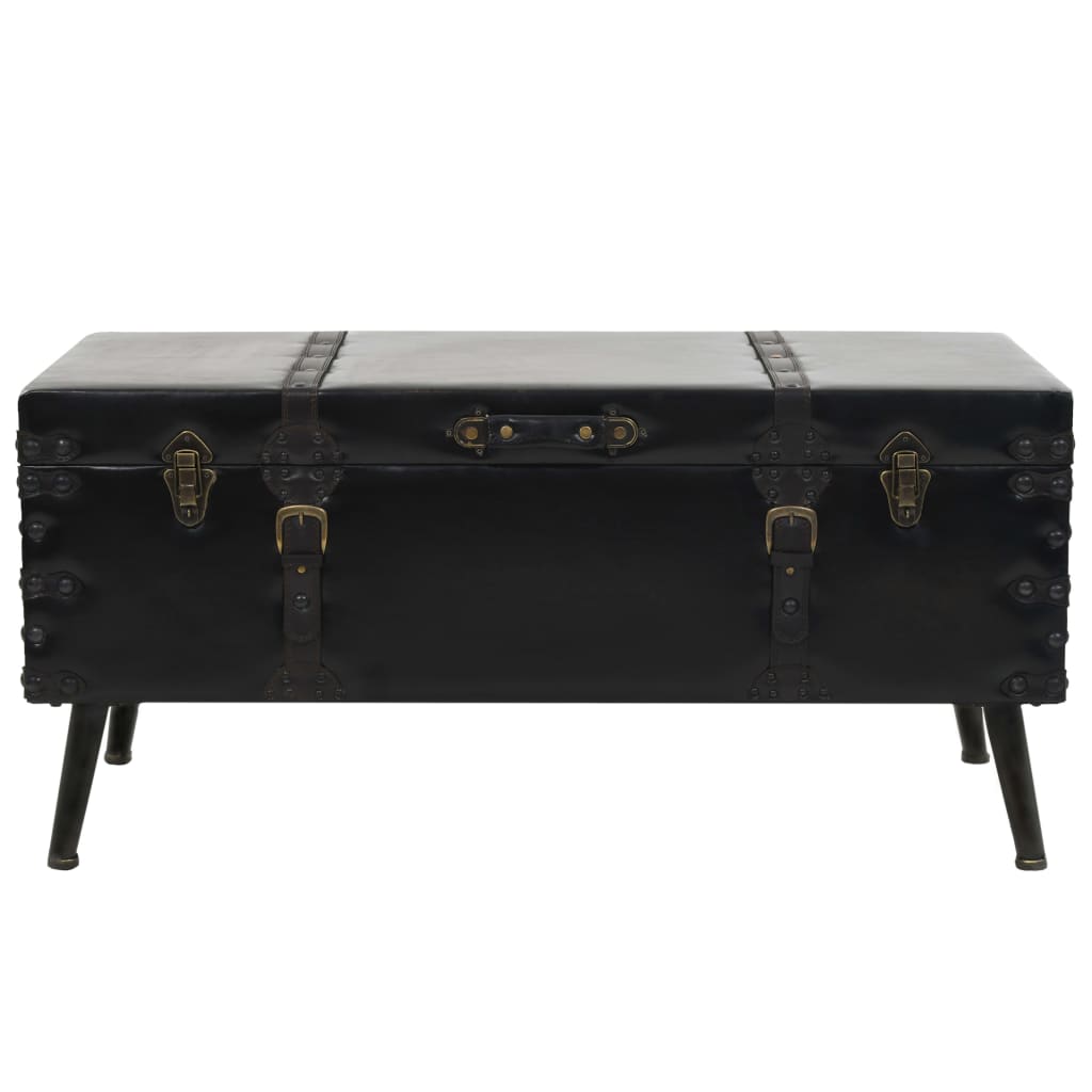 vidaXL Salontafel bewerkt hout 102x51x48 cm