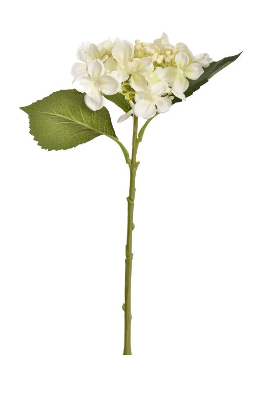 Jasaco Knophortensiasteel l45 cm creme kunstbloem zijde nepbloem - 