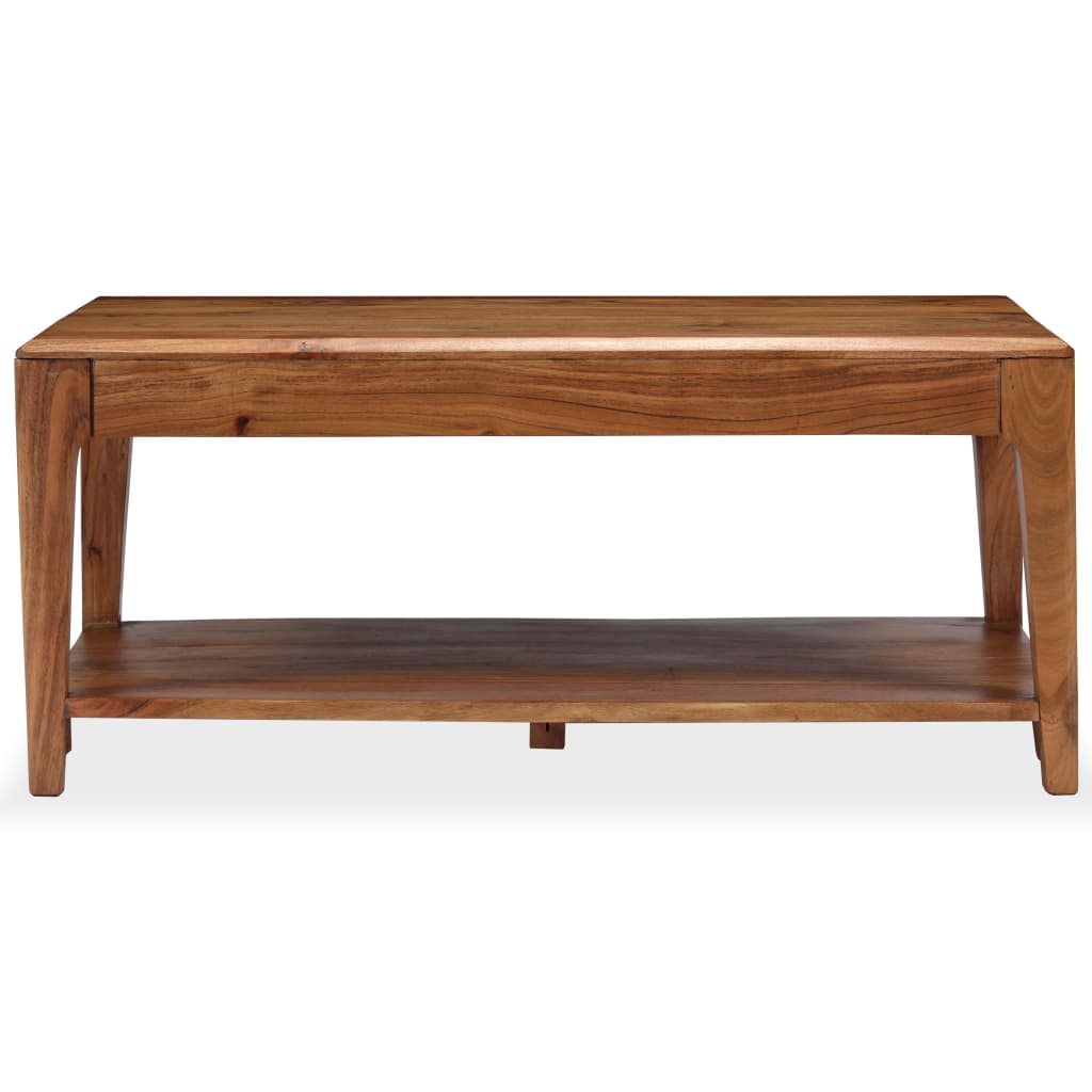 vidaXL Salontafel 88x50x38 cm massief hout