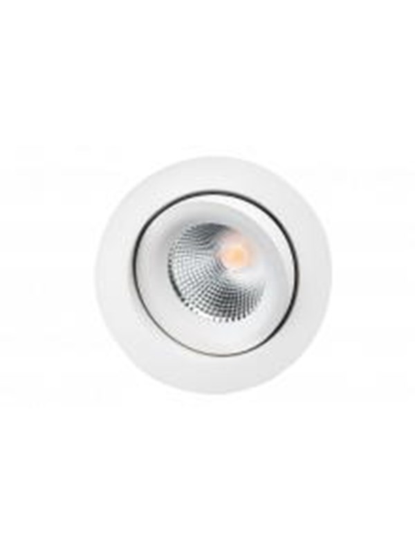 SG Lighting LED inbouwspot 7W 2700K 540 lumen wit draai kantelbaar dimbaar lichtbundel 42° SG Junistar LUX 902500