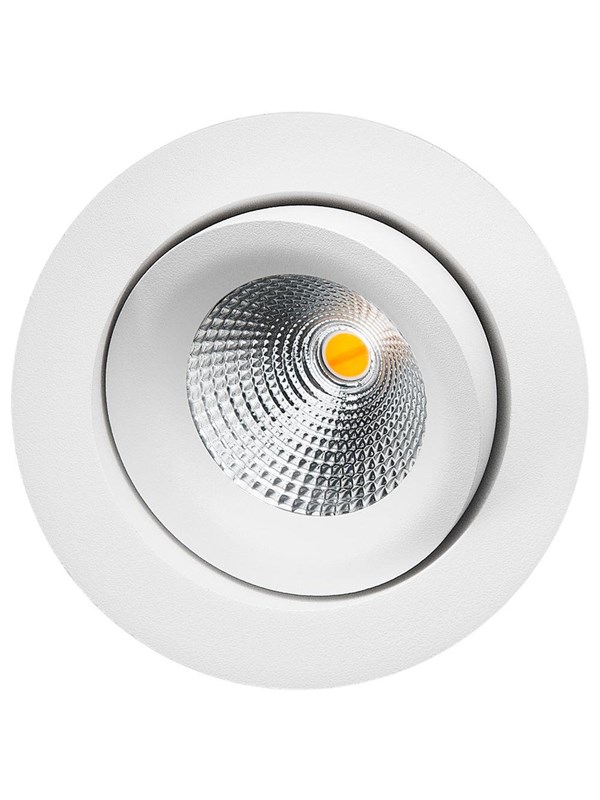 SG Lighting LED inbouwspot 520 lumen 6W wit draai en kantelbaar 2000 tot 2800K SG 901231 Dim To Warm