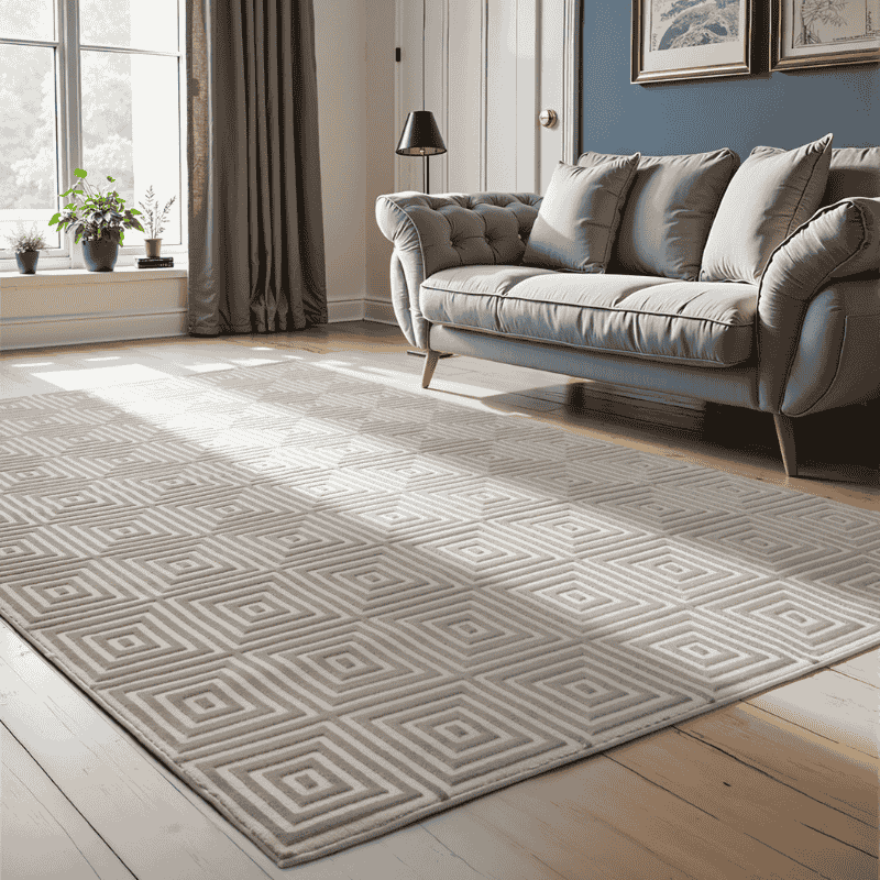 ELLE DECORATION Design-vloerkleed Tourmaline Woonkamer, slaapkamer, loper, hoog-laag effect, gang, glans