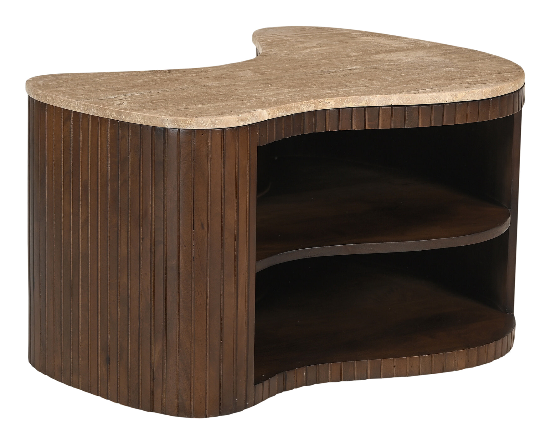 Artistiq Living Artistiq Organische Salontafel Hau Mangohout, 60 x 40cm - Bruin