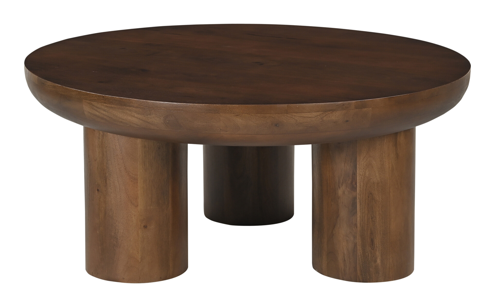 Artistiq Living Artistiq Ronde Salontafel Leighanna Mangohout, 90cm - Bruin