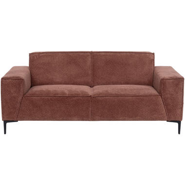 Leen Bakker Bank Romy 3-zits - stof Egon - terra