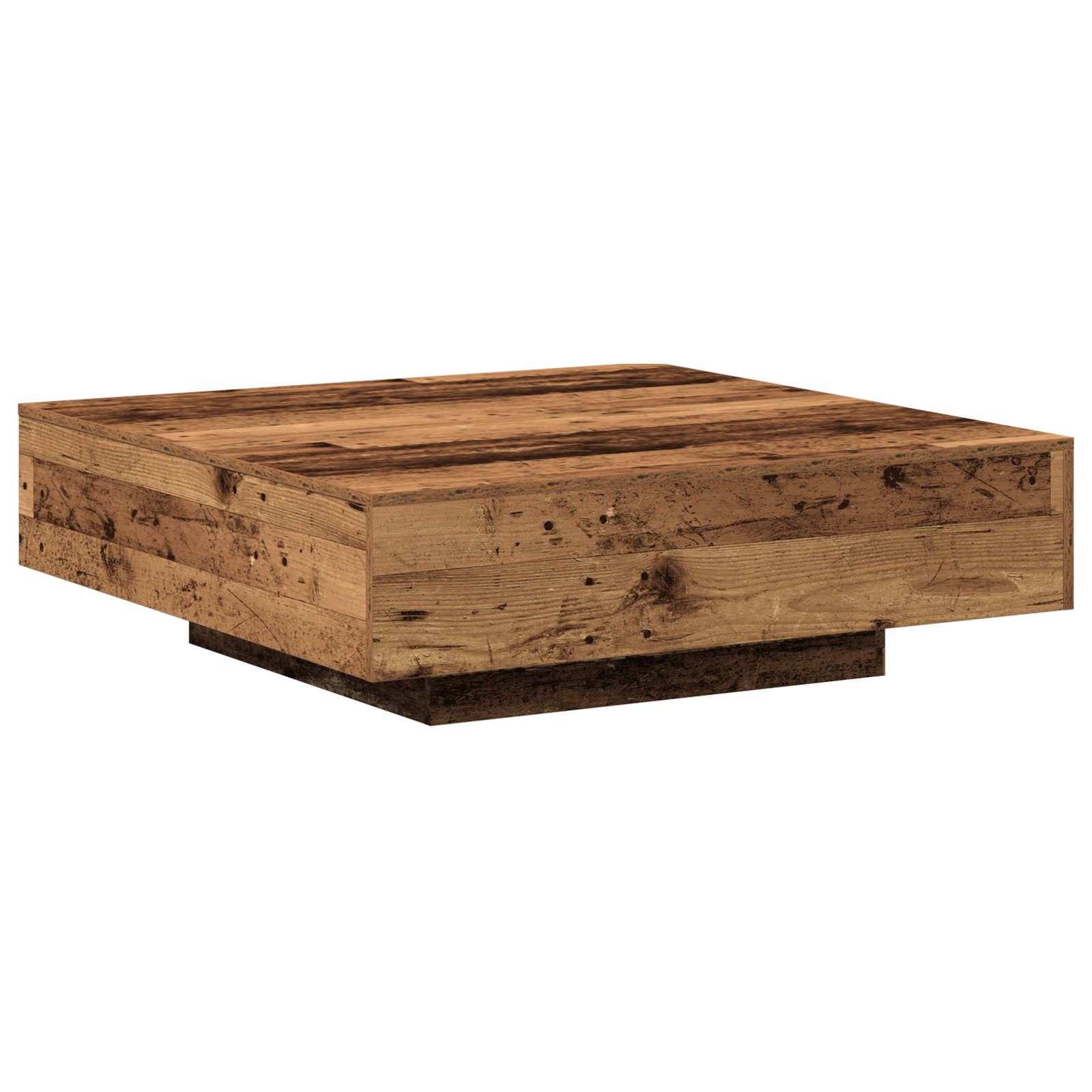 vidaXL Salontafel Oud Hout 100x100x31 cm Gemaakt van Hout