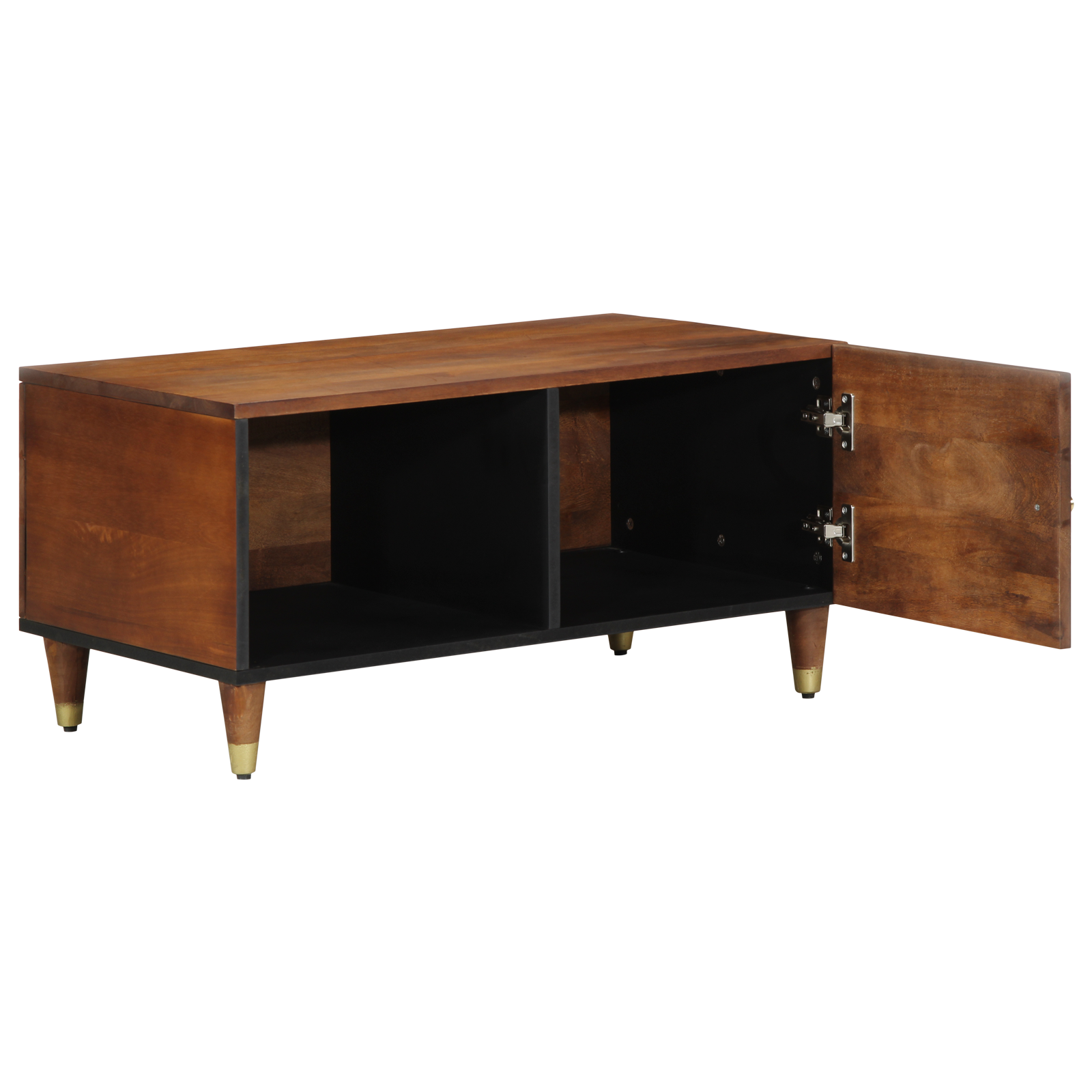 vidaXL Salontafel 80x50x40 cm Massief Mangohout