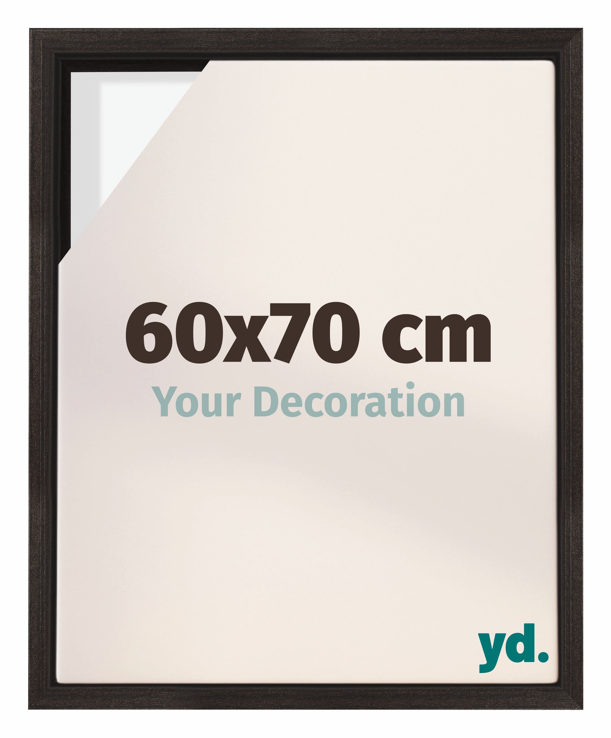 Your Decoration Baklijst voor Canvas 60x70 cm - Eiken Donker - MDF - Lyon