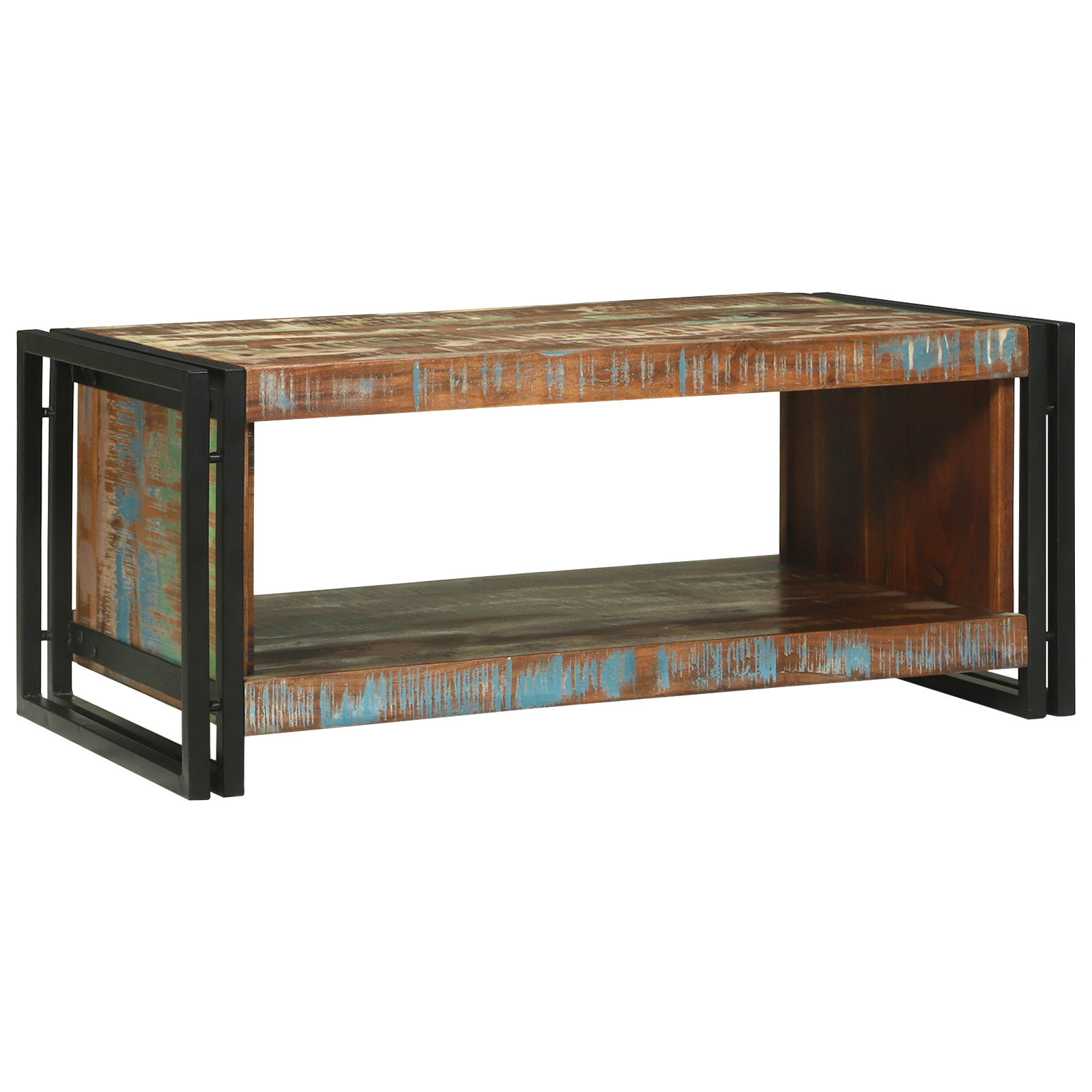 vidaXL Salontafel 90x50x38 cm Massief Gerecycled Hout
