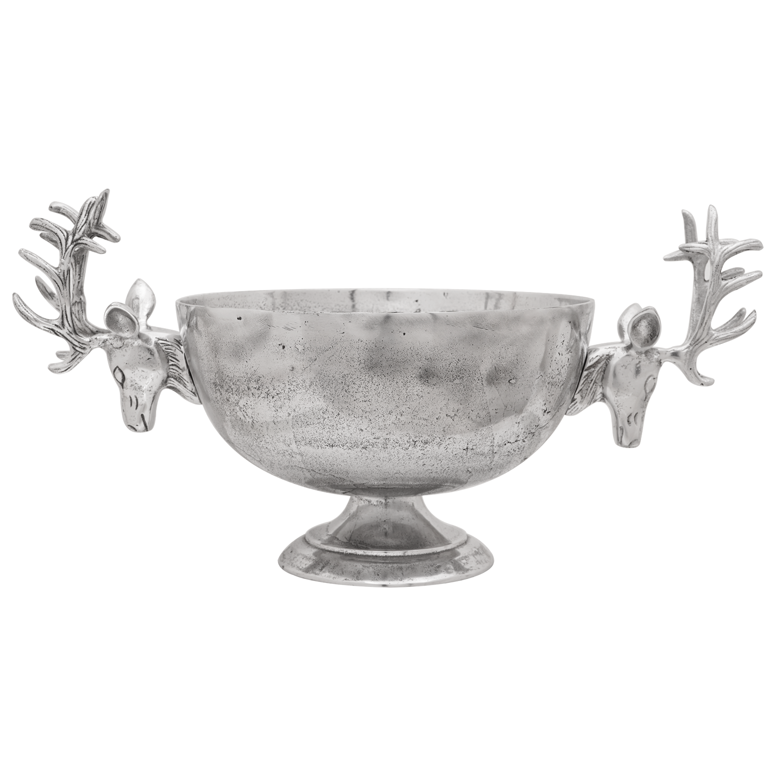 vidaXL Kopje 62x35x33 cm aluminium zilverkleurig