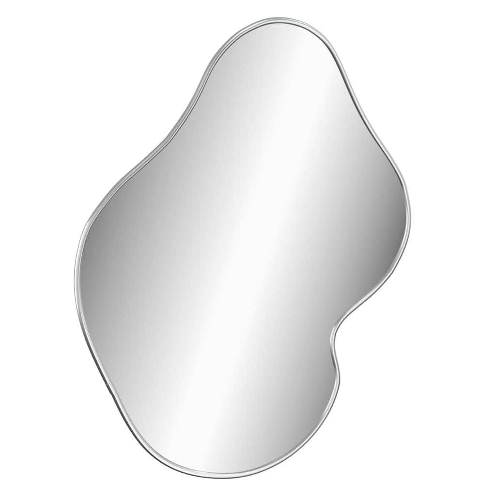 vidaXL Wandspiegel 50x40 cm zilverkleurig