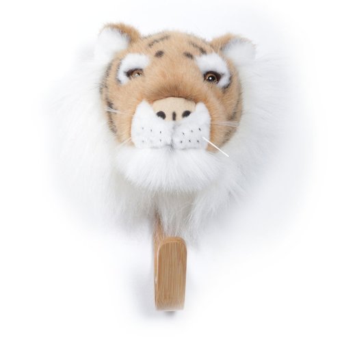 Wild and Soft Kapstok dierenkop tijger