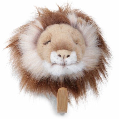 Wild and Soft Kapstok dierenkop leeuw