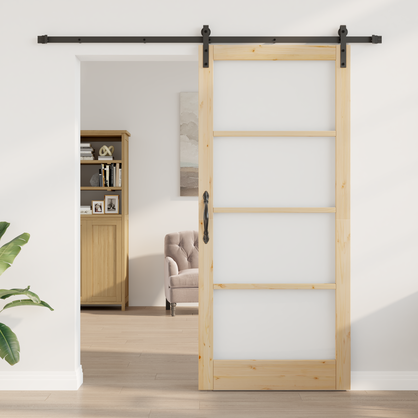 vidaXL Schuifdeur met Hardware Set 'ORKDAL'93x211 cm