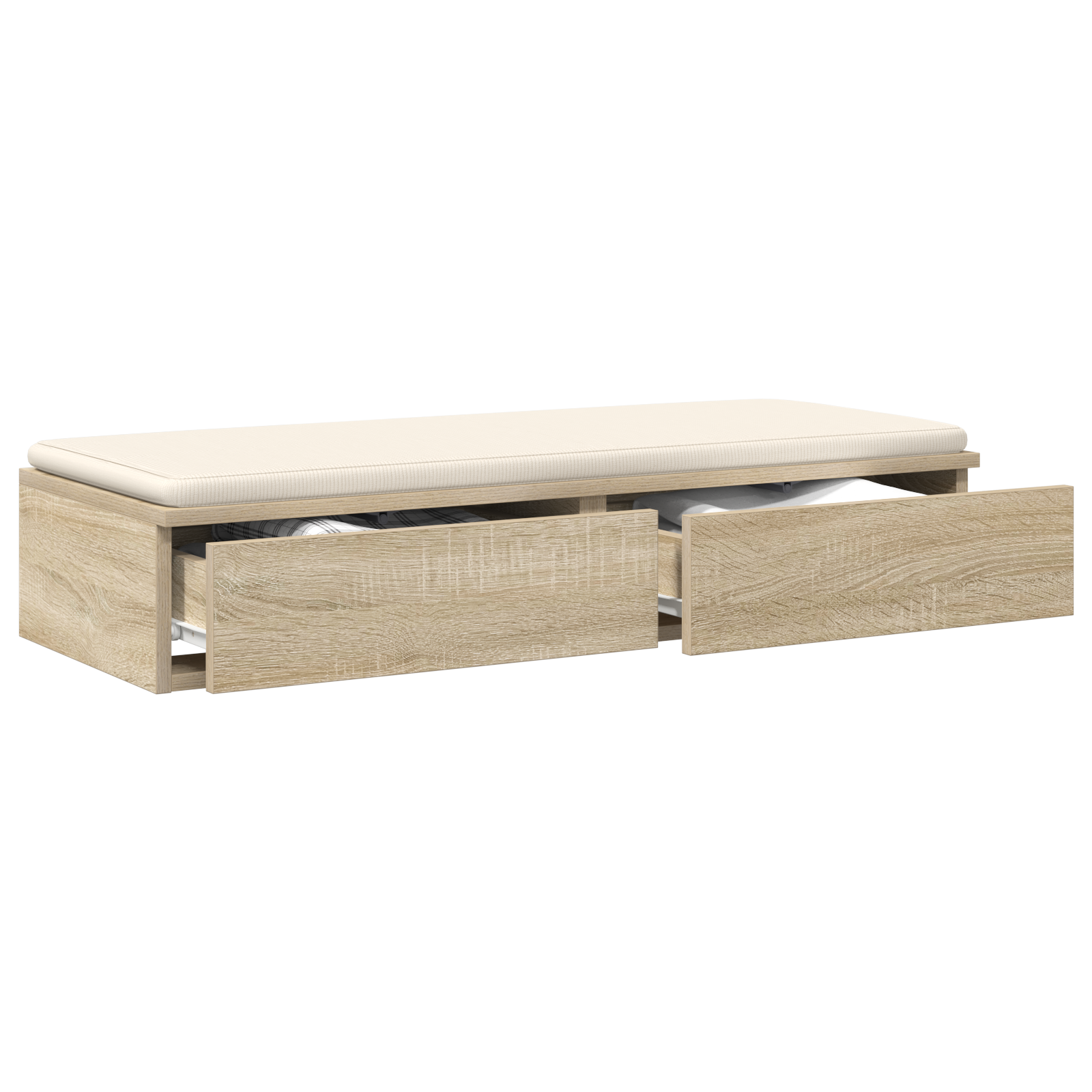 vidaXL Bedladen Sonoma Eiken 80x36,5x16,5 cm Gelamineerd Hout