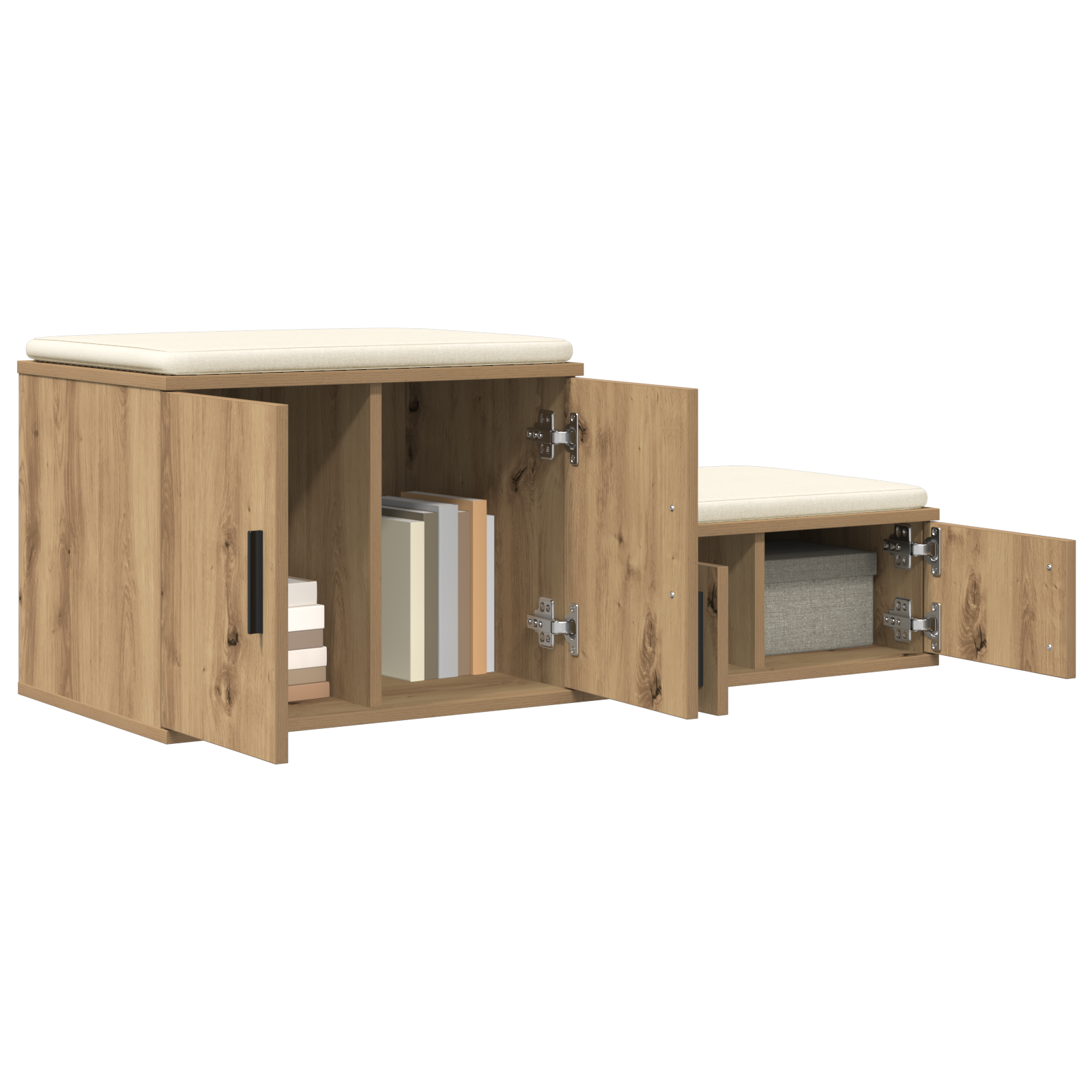 vidaXL Opbergkast Artisan Eiken 103x41x40 cm Gelaagd Hout