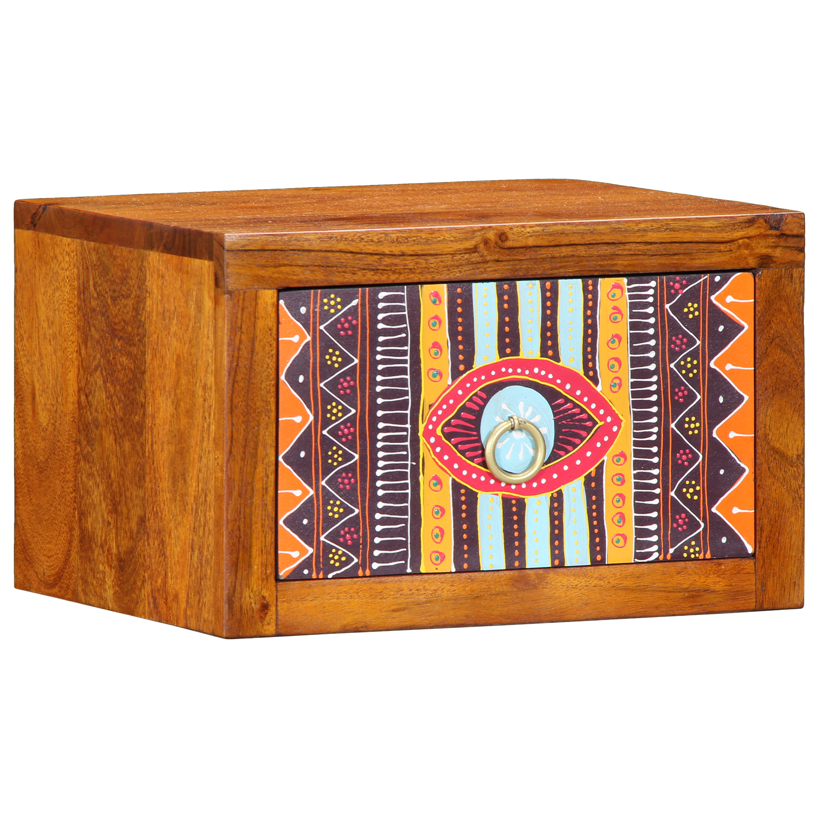 vidaXL Nachtkastjes 2 stuks 35x30x22 cm van massief acaciahout