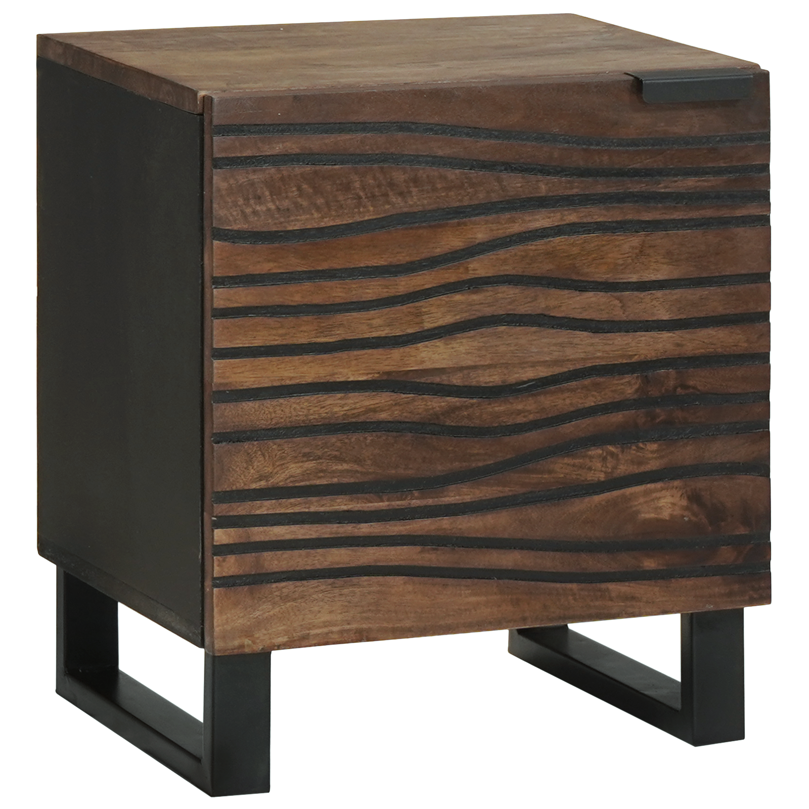 vidaXL Nachtkasten - 2 Stuks, Massief Mangohout, Afmetingen: 40x33,5x46 cm