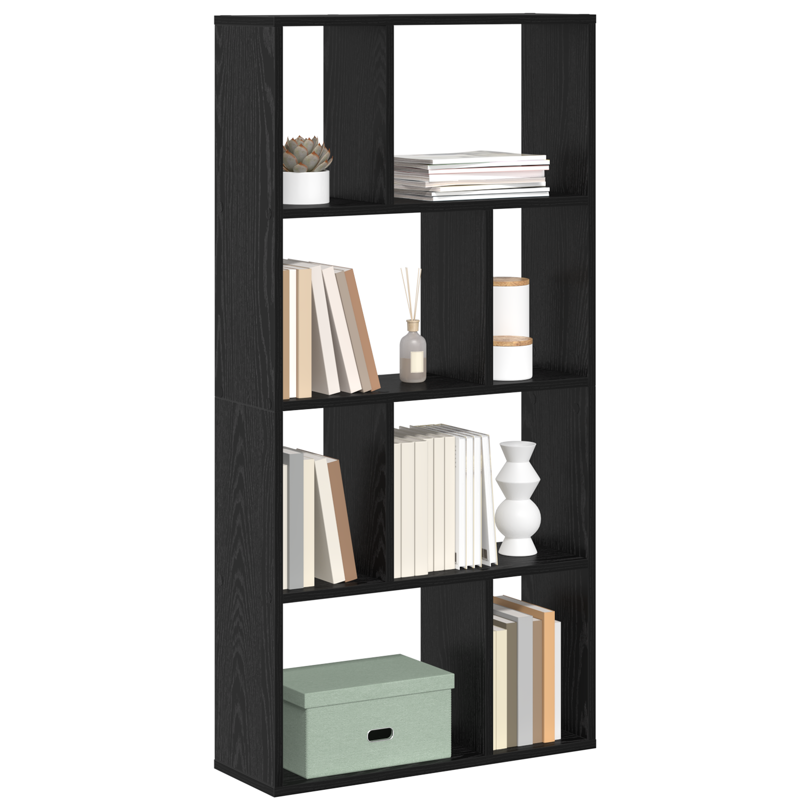 vidaXL Boekenkast Artisan Eiken 72x20x120 cm Bewerkt Hout