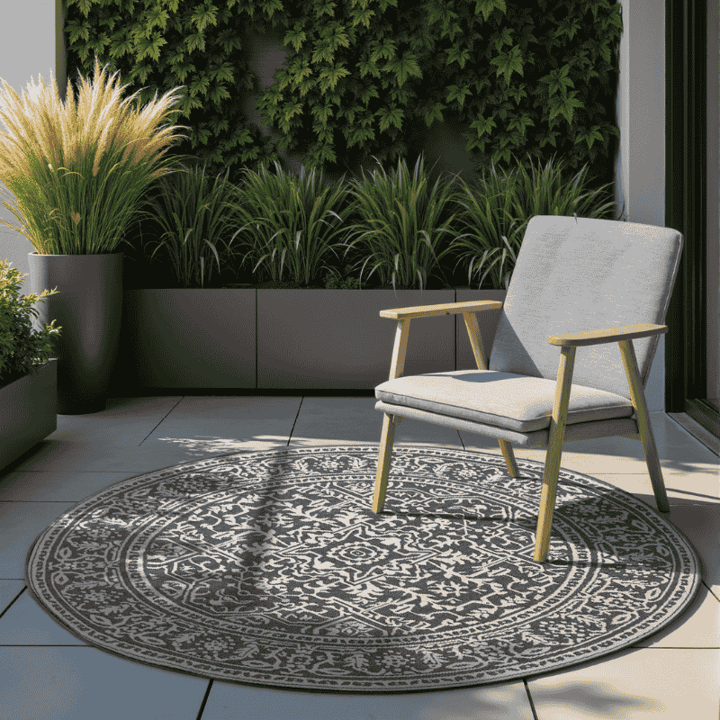 HANSE Home Outdoorkleed Kona omkeerbaar tapijt Binnen en buiten, platweefsel, weerbestendig, onderhoudsvriendelijk, robuust