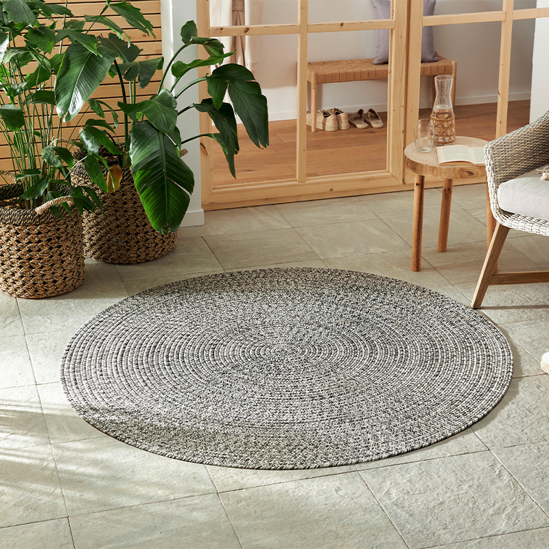 HANSE Home Vloerkleed Trenzado In- & Outdoor, Handmade-Look, Geweven, Weerbestendig, Balkon, Woonkamer