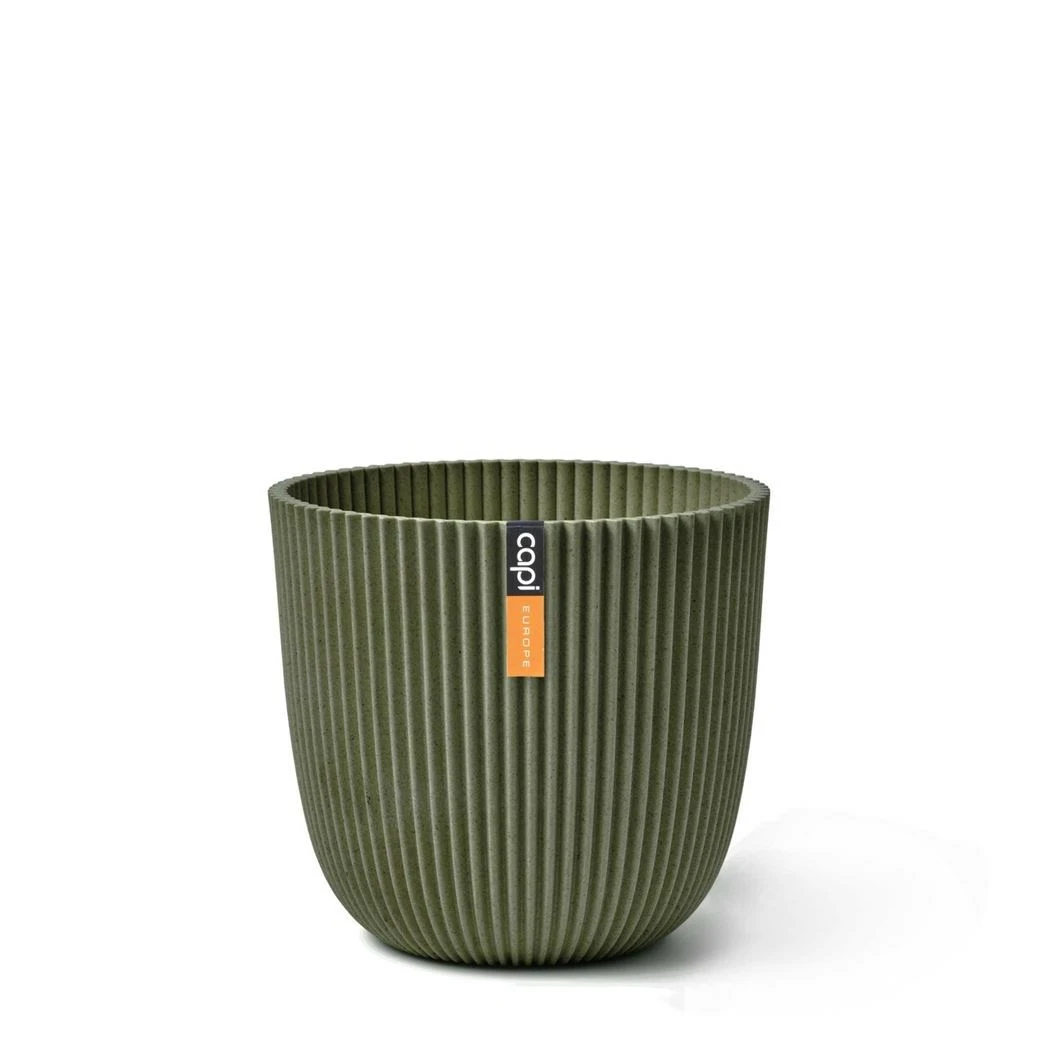 Capi Europe Pot bol Groove 25x23 kunstgras groen