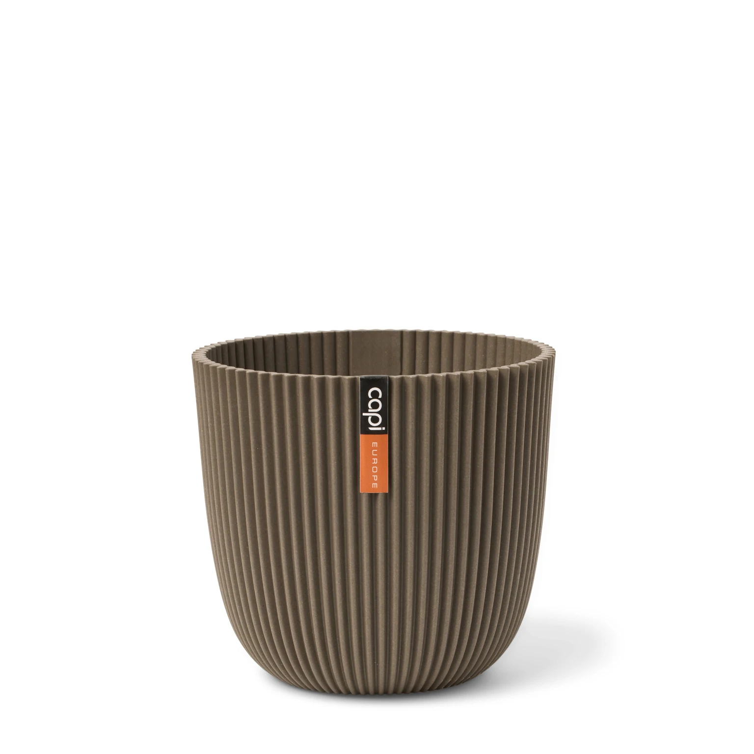 Capi Europe Pot bol Groove 16,5x15 warm taupe