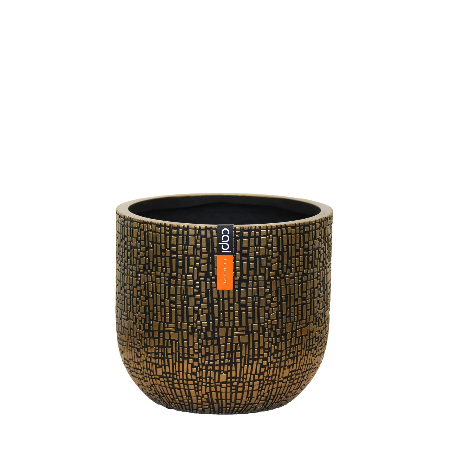 Capi Europe Pot bol Skin 24x21 zwart goud