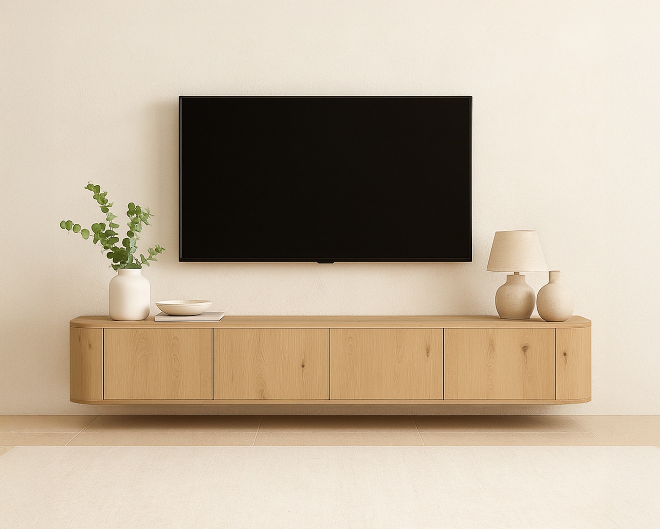 Industrielemeubelshop Novero tv meubel - Naturel