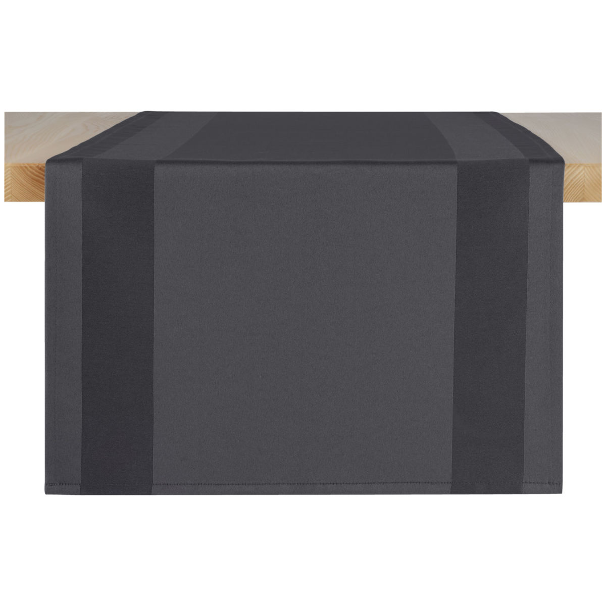 PULSIVA Tafelloper Flair; 40x170 cm (BxL); antraciet