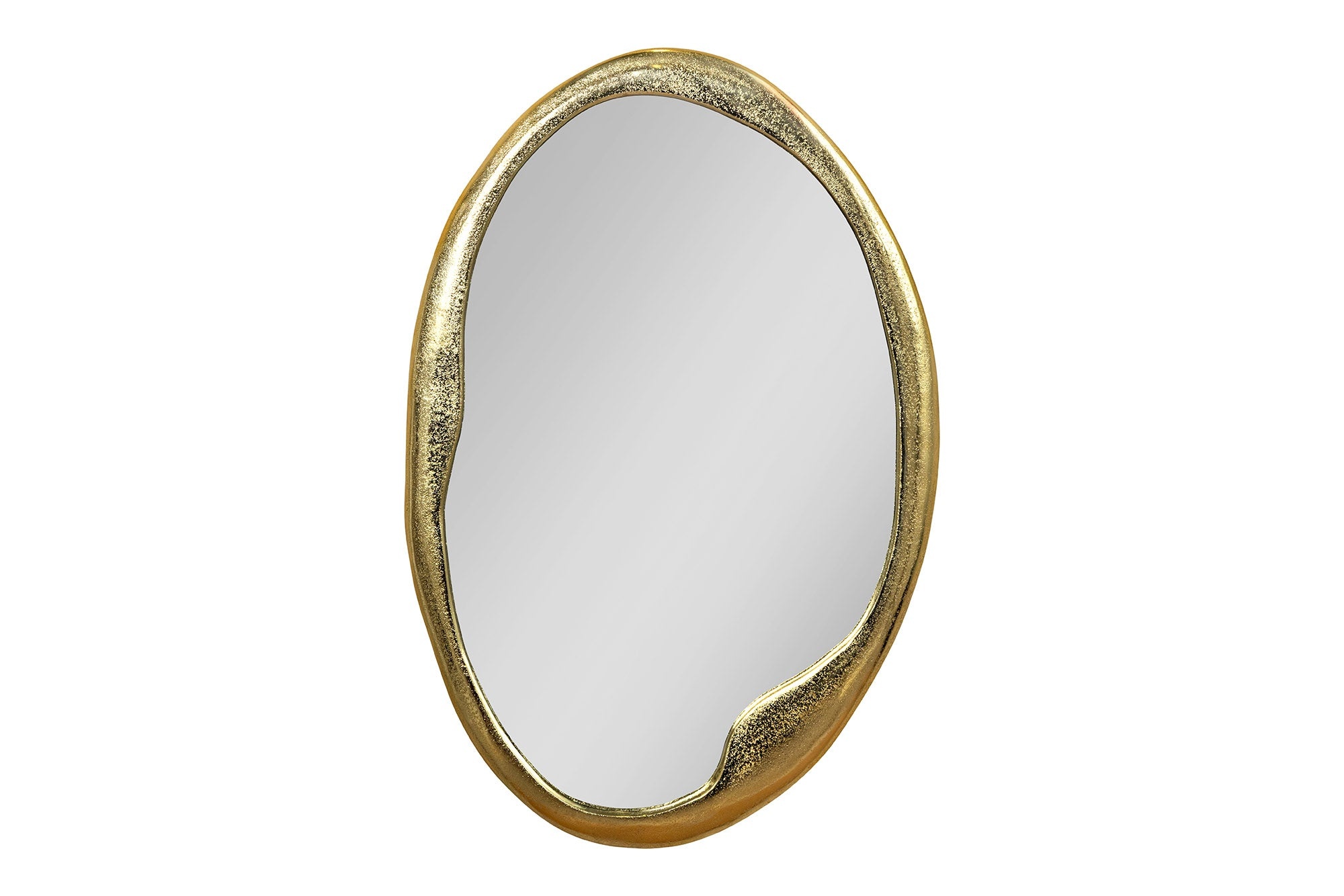 Invicta Interior Wandspiegel PORTRAIT 70cm ovaal goud metaal handgemaakt - 46098