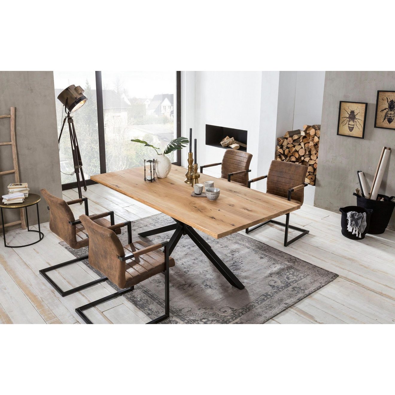 SIT Eettafel Tops&Tables Tafelblad verdubbeld tot 4 cm