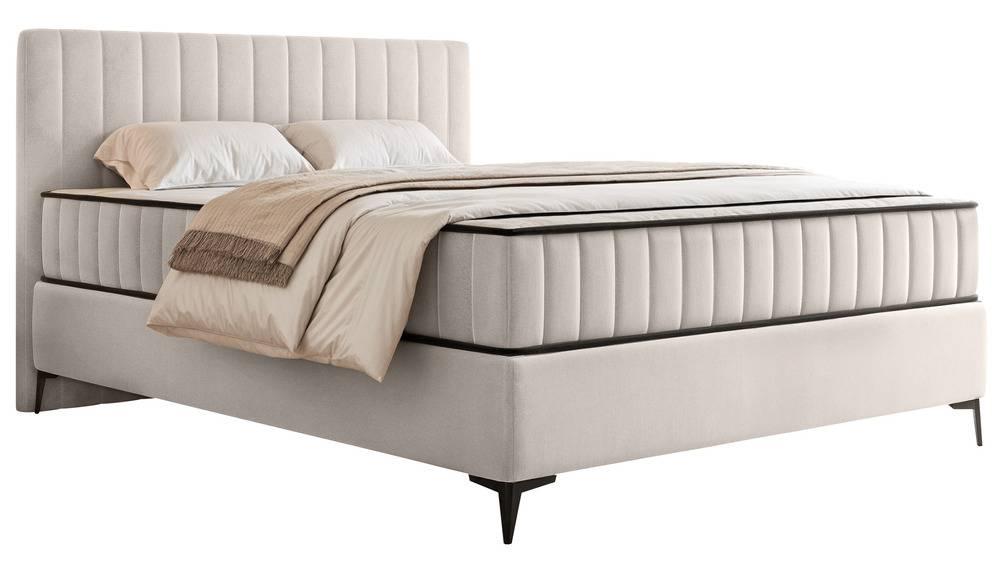 NADUVI Collection Boxspring Simone 140x200 cm fluweel met opbergvak | 