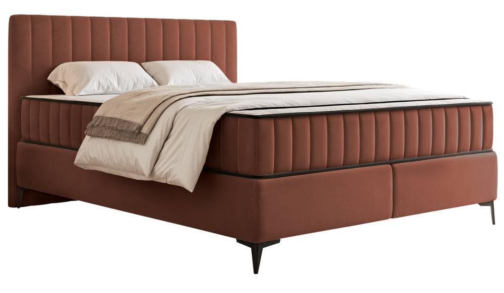 NADUVI Collection Boxspring Simone 180x200 cm fluweel met opbergvak | 