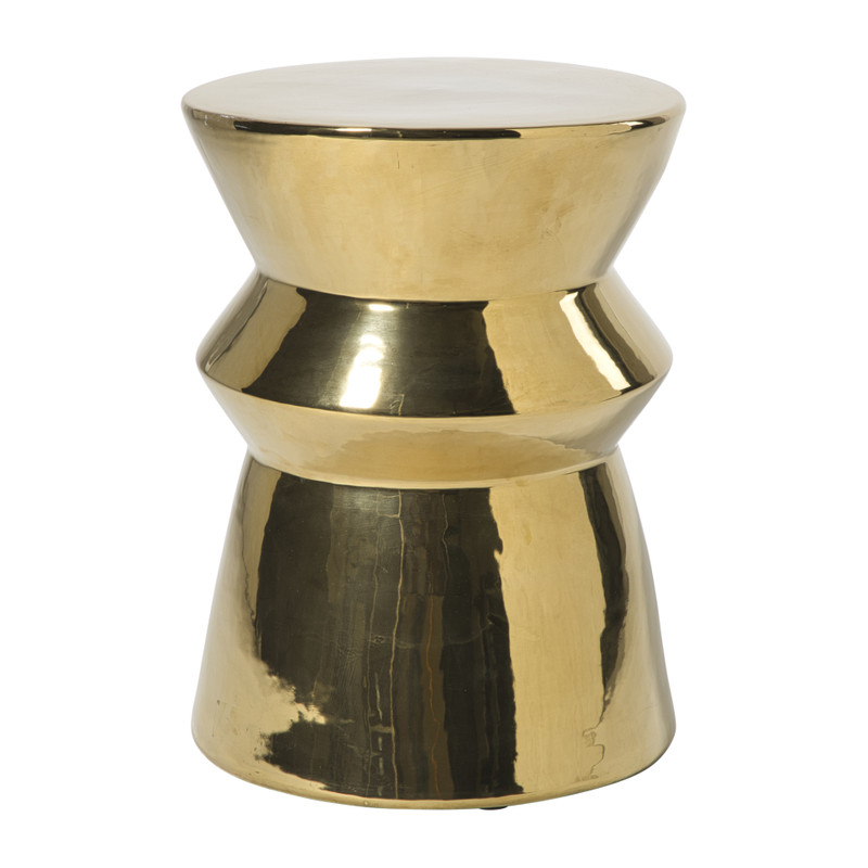 Xenos Bijzettafel gold - goudkleurig - ø33x44 cm