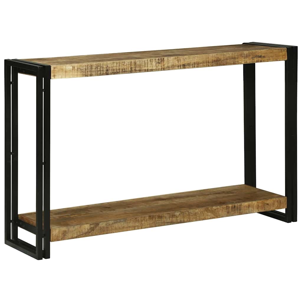 vidaXL Console Tafel 120x33x75 cm Massief Ruw Mangohout