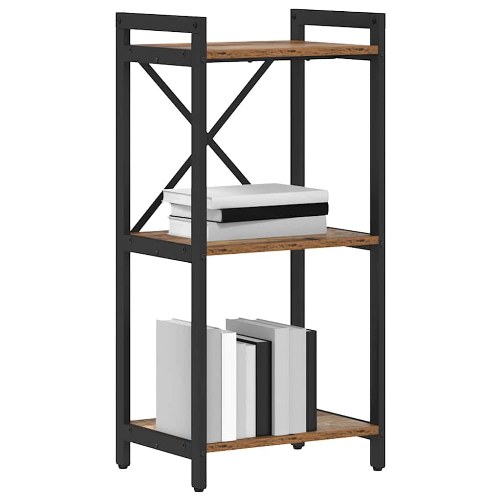 vidaXL Boekenkast Oud hout 40 x 30 x 83 cm Bewerkt hout